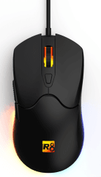 R8 G206 6D Wired Gaming Mouse RGB Lighting, 1200-2400-3200-4800-7200 DPI, 6 Buttons 2
