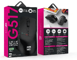 R8 G517 6D Wireless 2.4G & BT Rechargeable Mouse Gaming Mouse 2