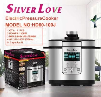 Electric Pressure Cooker, 8L, 1300W