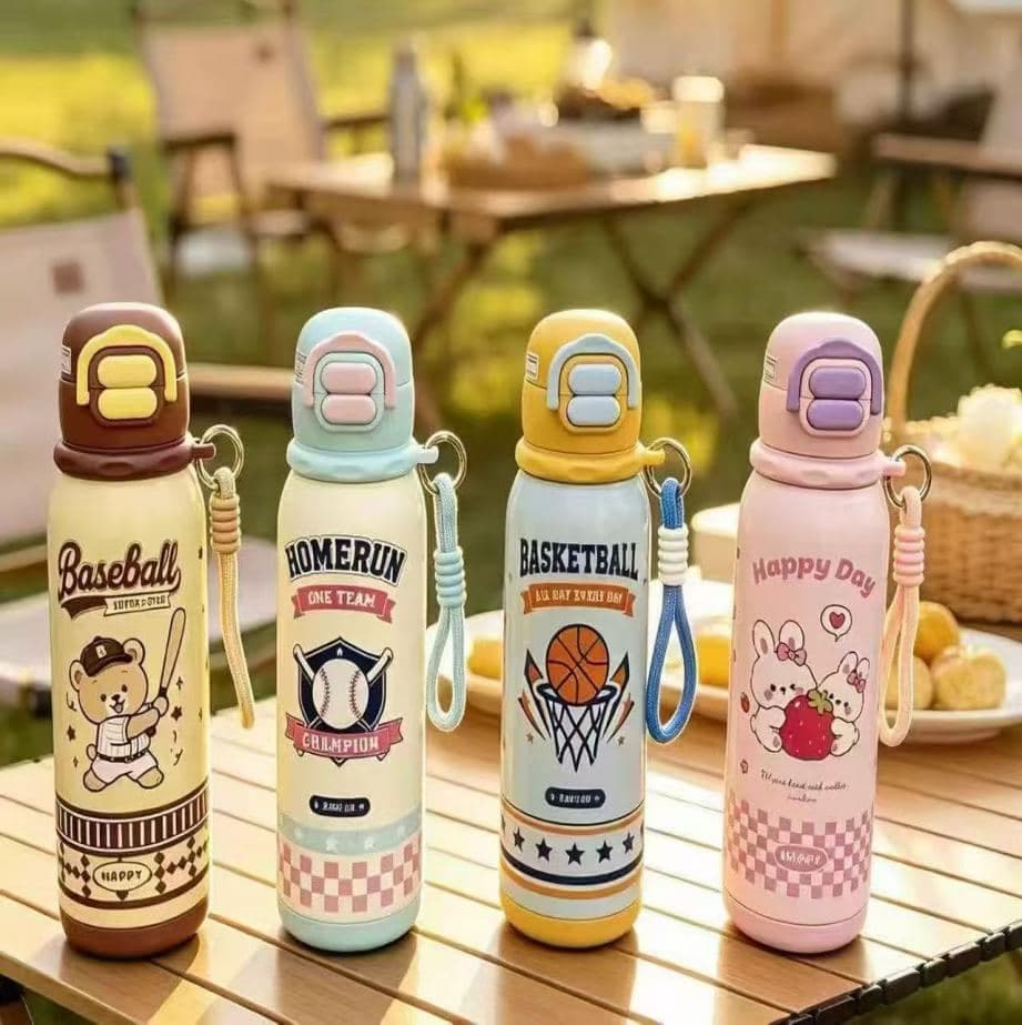 Kids Stainless Steel Vacuum Flask, 500 ml, Ref. K052