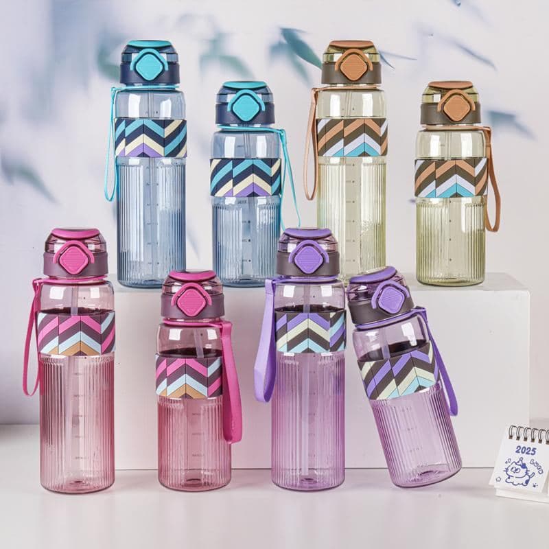 Plastic Water Bottle, 1000 ml, PC, 7.5 x 25 cm, Ref. WB60334