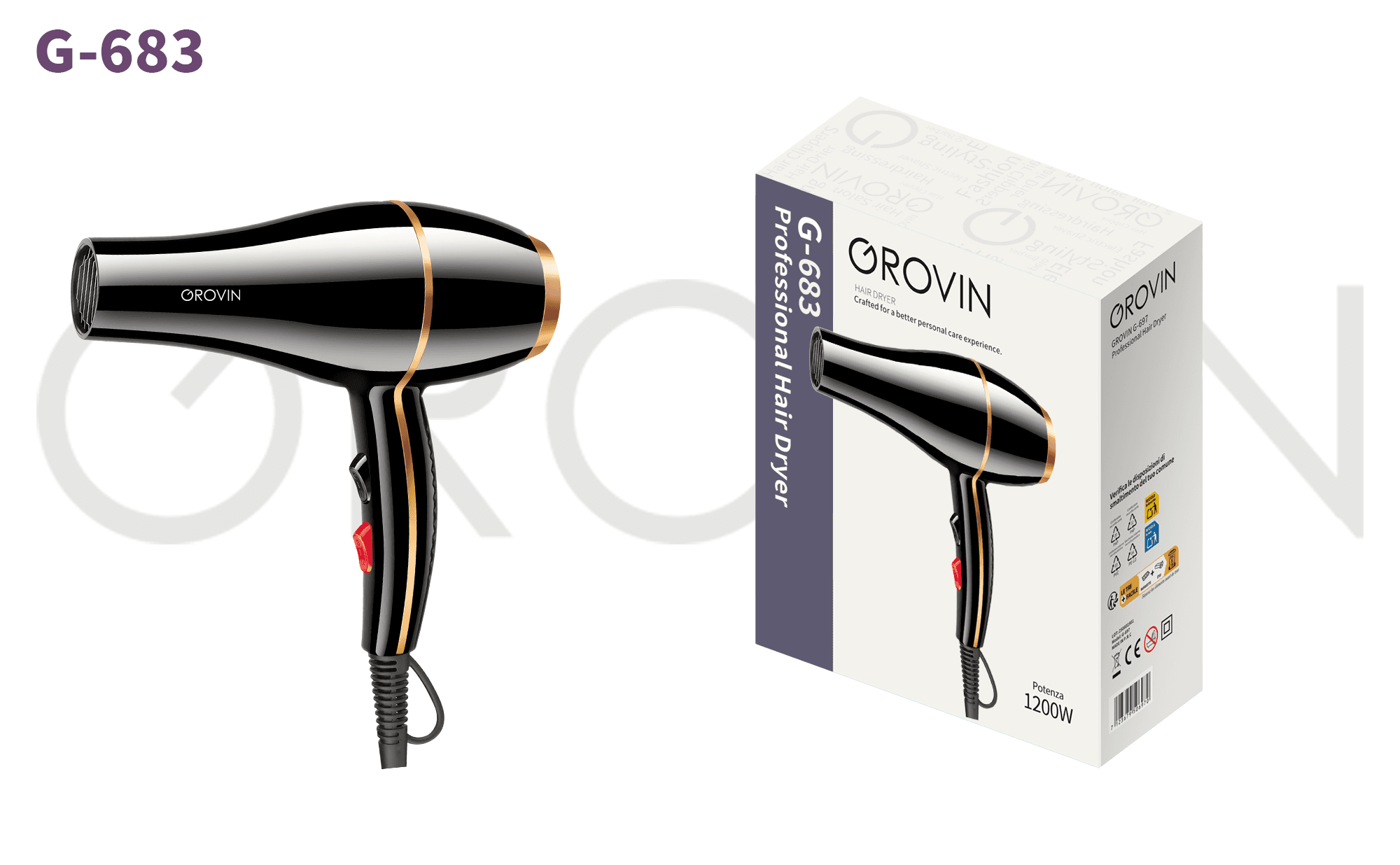 GROVIN G-683 Hair Dryer