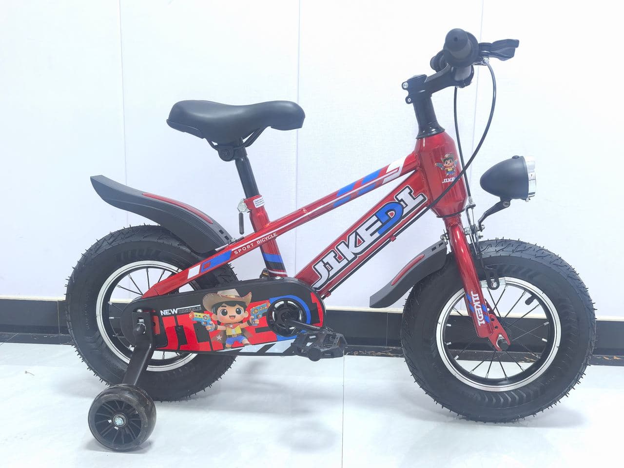 YF Kids Bike with Printed Panels, Gold 3