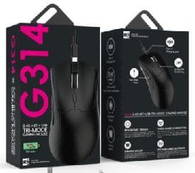 R8 G314 6D Wired & 2.4G & BT Rechargeable Gaming Mouse Light Weight 2