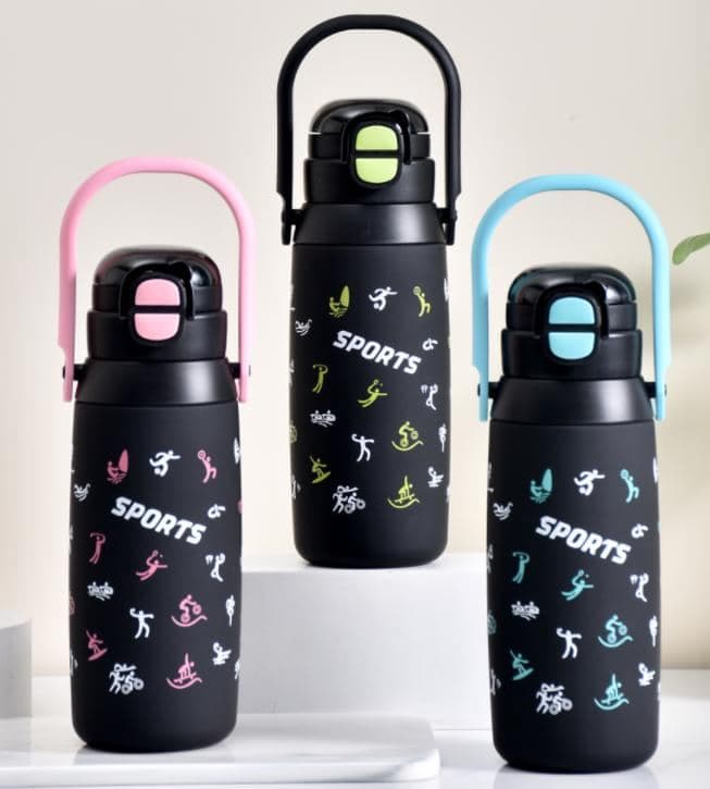 Plastic Water Bottle, 750 ml, PC+PP, Ref. WB60441