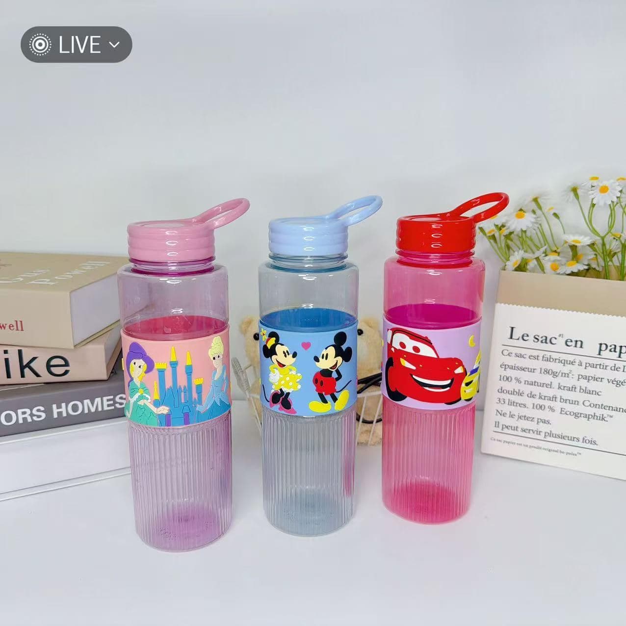 Plastic Water Bottle, PC+PP, Ref. WB60933