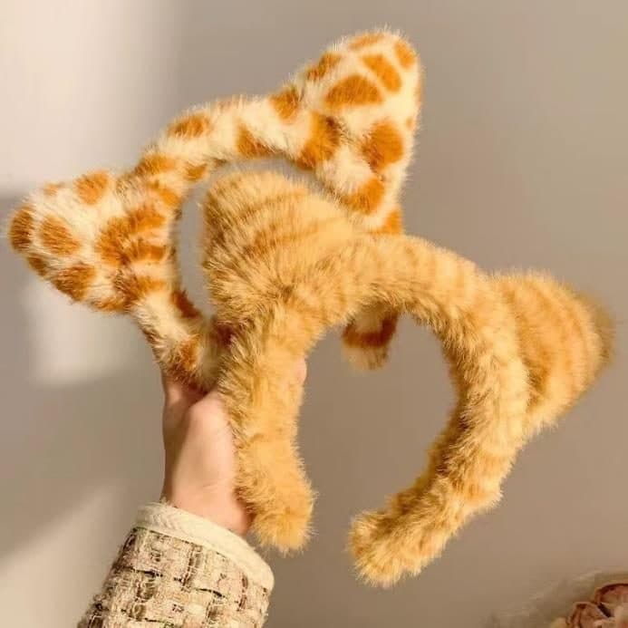 Giraffe Ear Headband, Orange