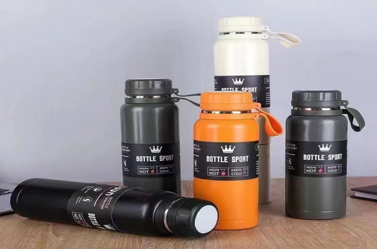 Stainless Steel Vacuum Flask, with Carry Handle, 1000 ml, Ref. F199