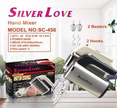 Hand Mixer SC-456, 500W