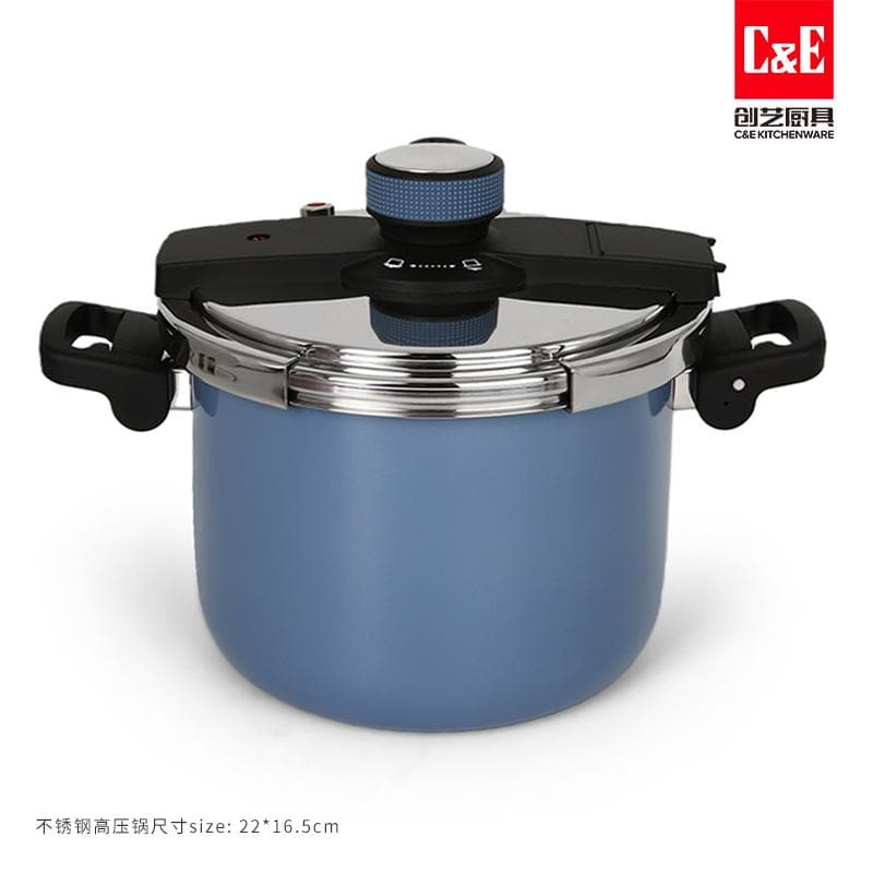 DSB22 Pressure Cooker, 6 Litre, 22cm, Folding Handles 4