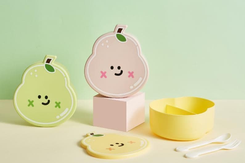 Cheese PP Plastic Lunch Box, 1200 ml, 18 x 15.8 x 7.8 cm