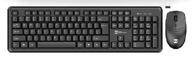 R8 1920 2.4G Wireless Keyboard and Mouse Combo English & Arabic layout, 800-1200-1600 DPI