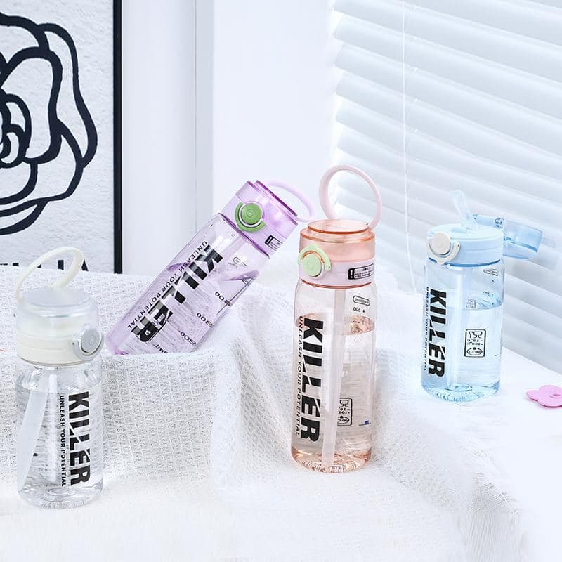 Plastic Water Bottle, 470 ml, PC+PP, Ref. WB60153