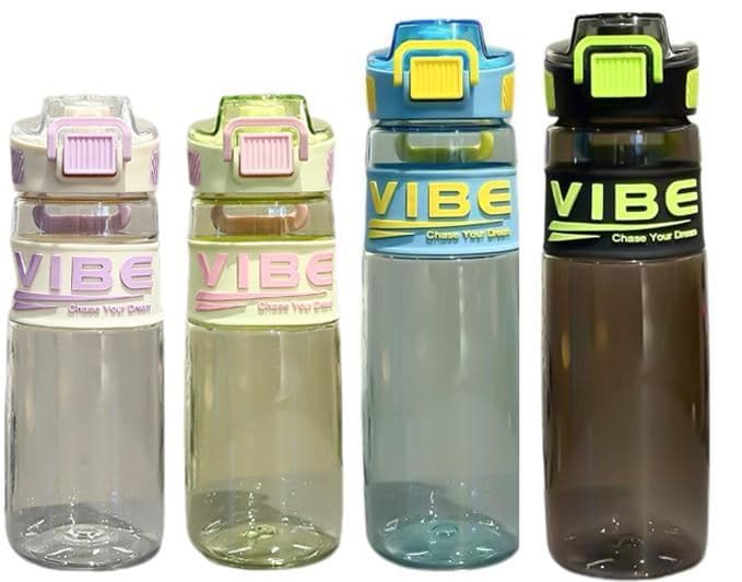 Plastic Water Bottle, 850 ml, PP+PC, 9.2 x 20 cm, Ref. WB60562