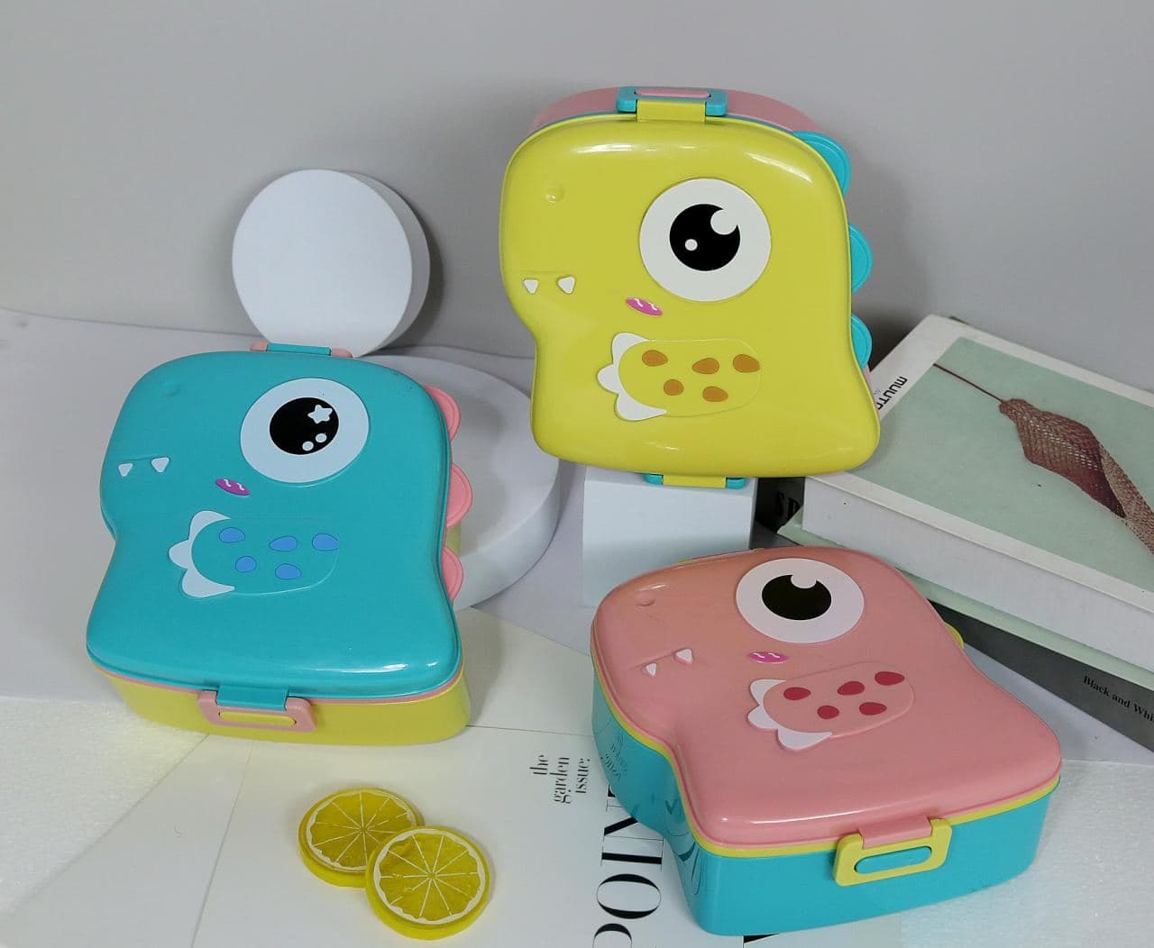 Dinosaur Shaped Kids Lunch Box, 108 pcs/carton