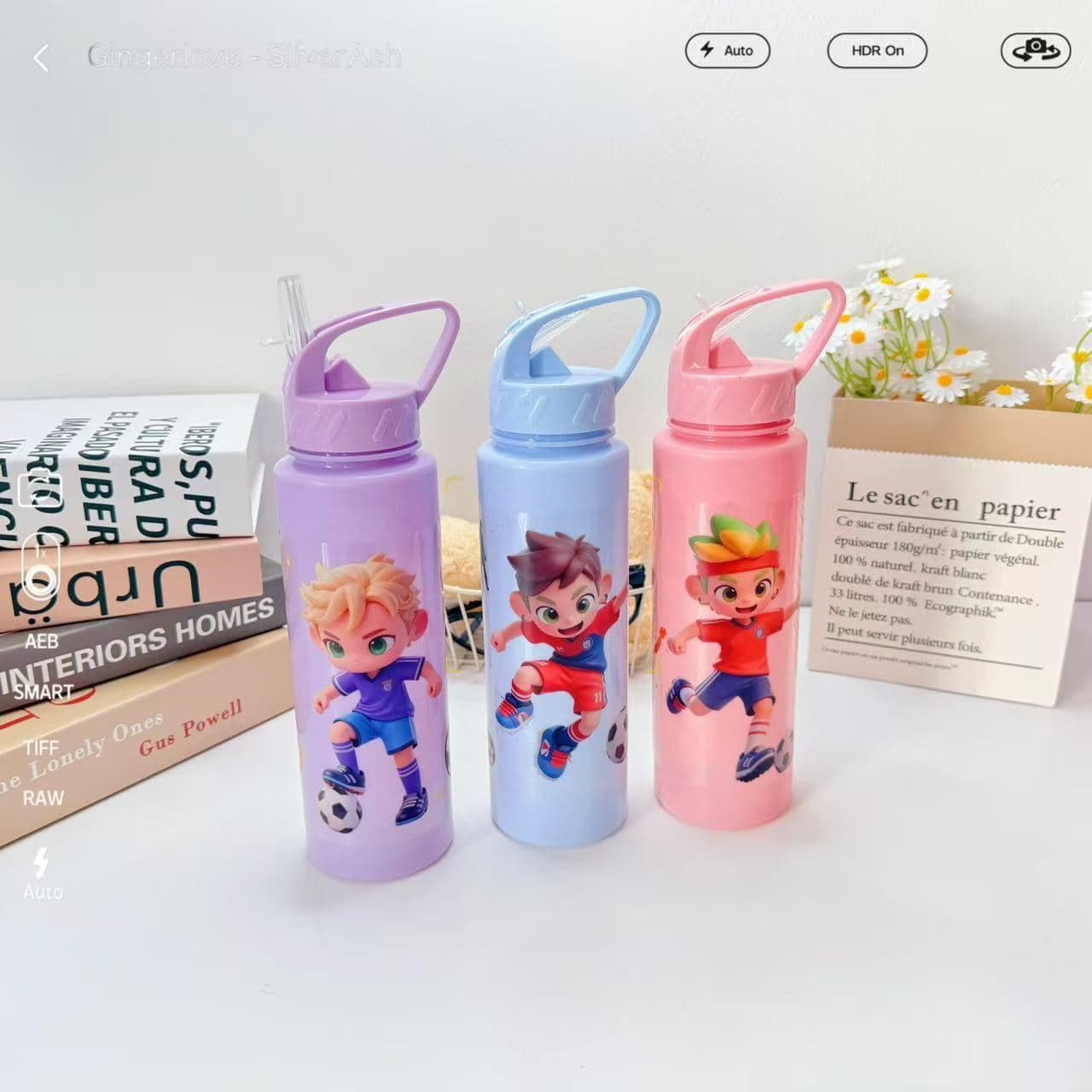 Plastic Water Bottle, PC+PP, Ref. WB60957 2