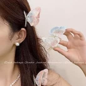 Butterfly Hair Clip, Pastel
