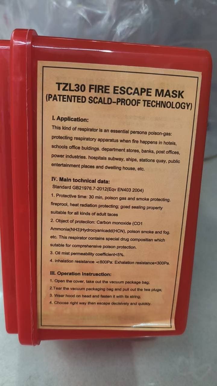 The escape mask. 3