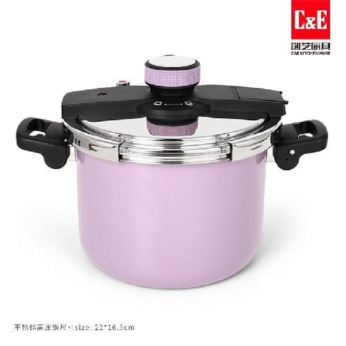 DSB22 Pressure Cooker, 6 Litre, 22cm, Folding Handles 7