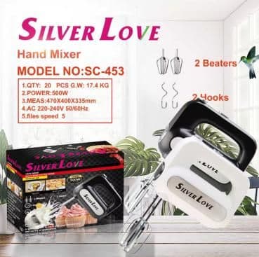 Hand Mixer SC-453, 500W