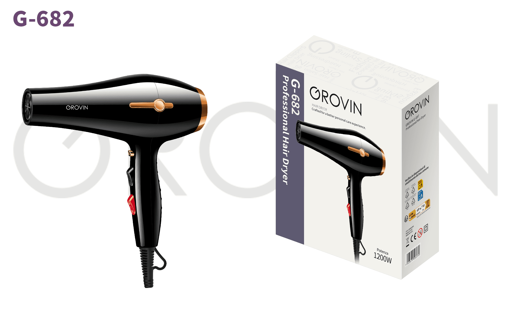 GROVIN G-682 Hair Dryer