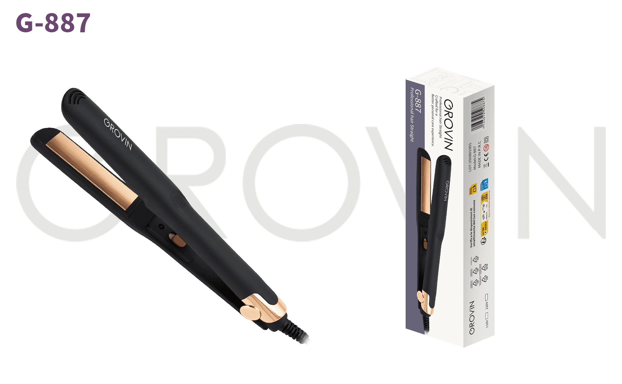 GROVIN G-887 Hair Straightener