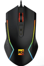 R8 G203 7D Wired Gaming Mouse RGB Lighting, 1200-2400-3200-4800-7200 DPI 2