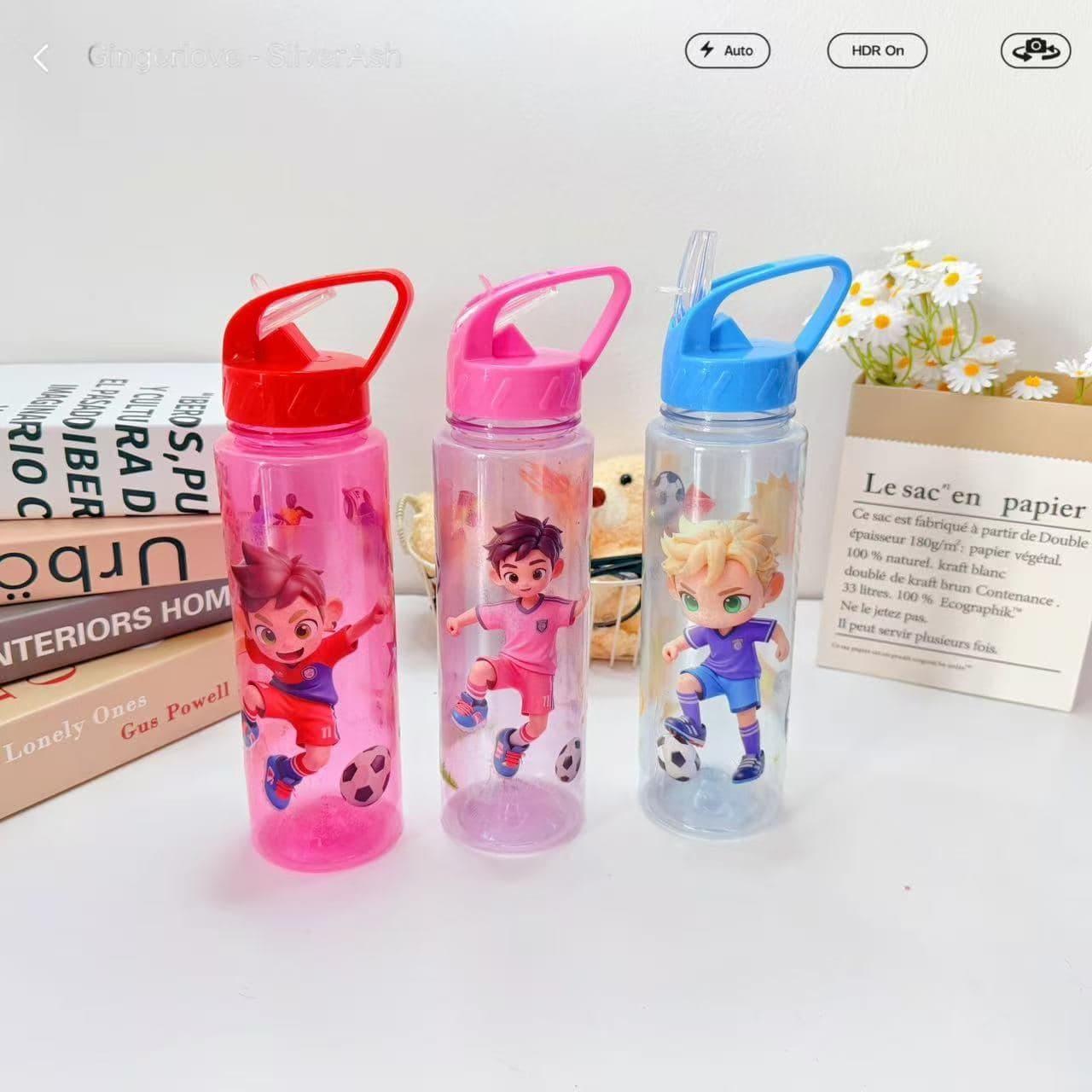 Plastic Water Bottle, PC+PP, Ref. WB60958