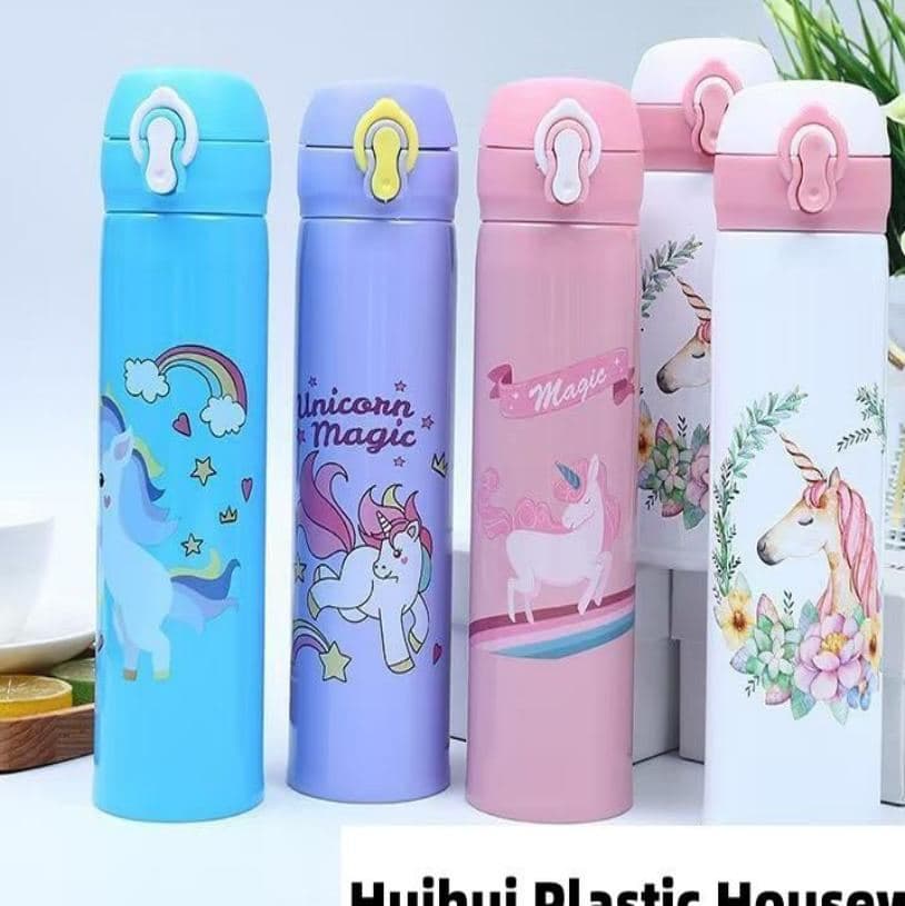 Gradient Stainless Steel Vacuum Flask, with Pop-Up Lid, 500 ml, Ref. F012