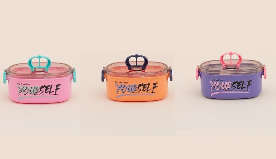 Round Tiered Tiffin Carrier with Handle, 60 pcs/carton, carton 78 x 41 x 59 cm