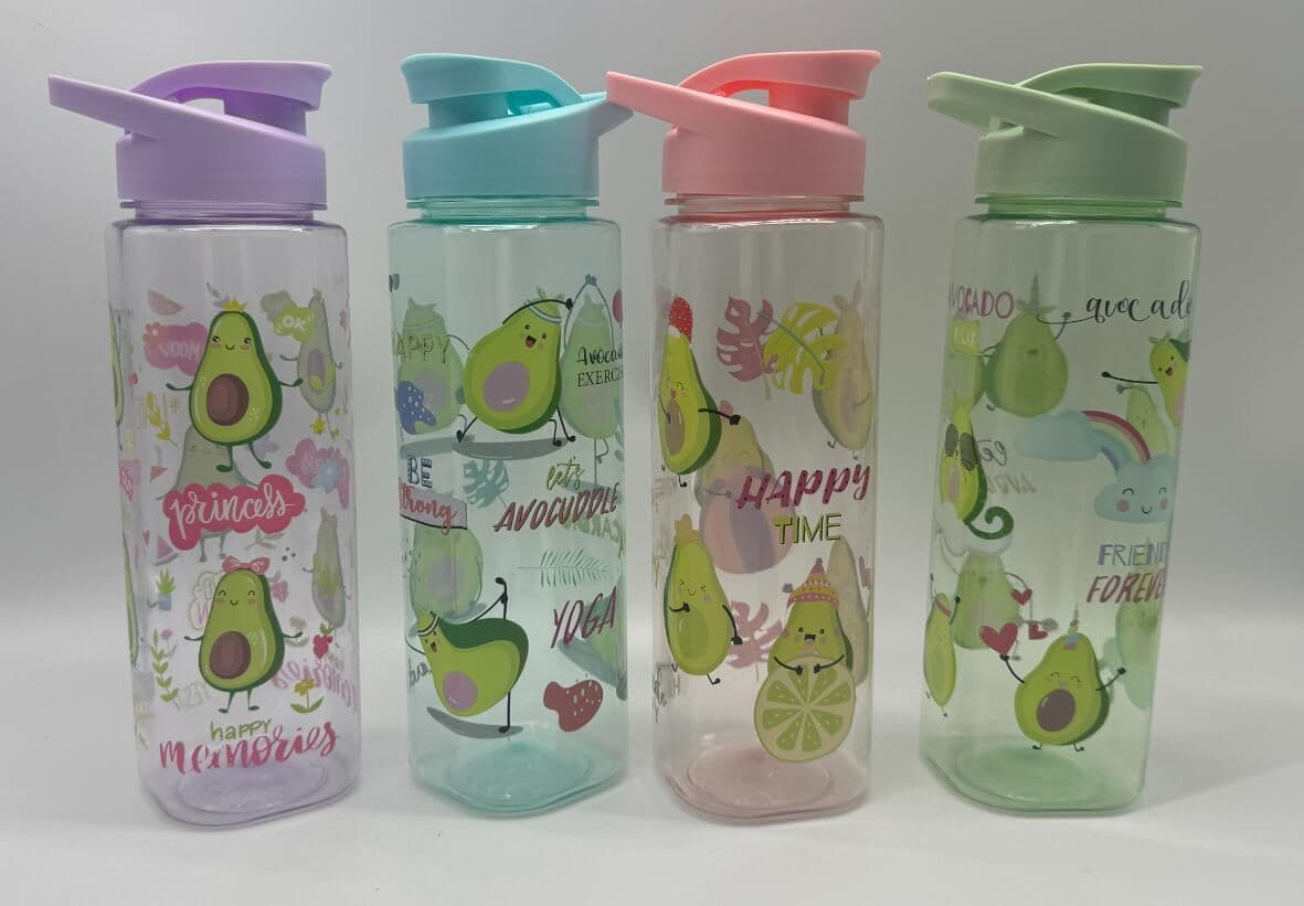 Plastic Water Bottle, 770 ml, PET, 24 x 7 cm, Ref. WB61110