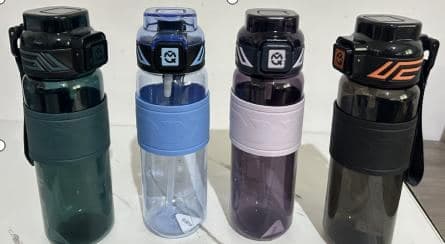 Plastic Water Bottle, PET, 30 x 10 cm, Ref. WB61203