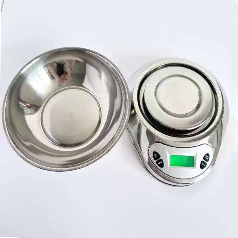 Stainless Steel Kitchen Scale (Battery & Mains) 3