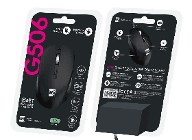 R8 G506 4D Wireless 2.4G & Bluetooth Rechargeable Mouse, 800-1200-1600 DPI, 4 Buttons 3