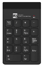 R8 1818 2.4G Wireless Keyboard, 18 Buttons 2