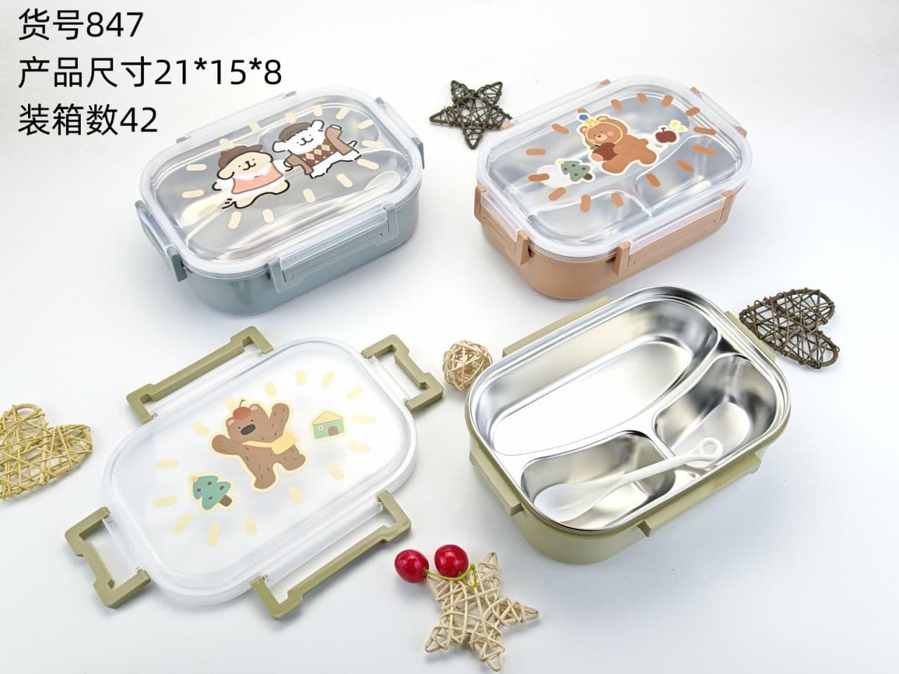 PP Plastic Lunch Box, Ref. LB6552