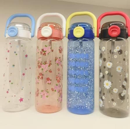 Plastic Water Bottle, 700 ml, PC, 8 x 21.8 cm, Ref. WB60476