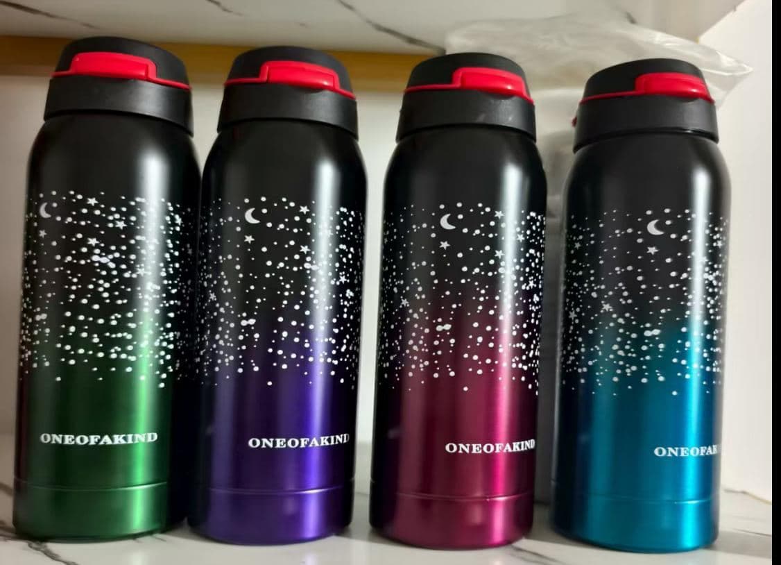 Starry Sky Stainless Steel Vacuum Flask, 500 ml, Ref. F094