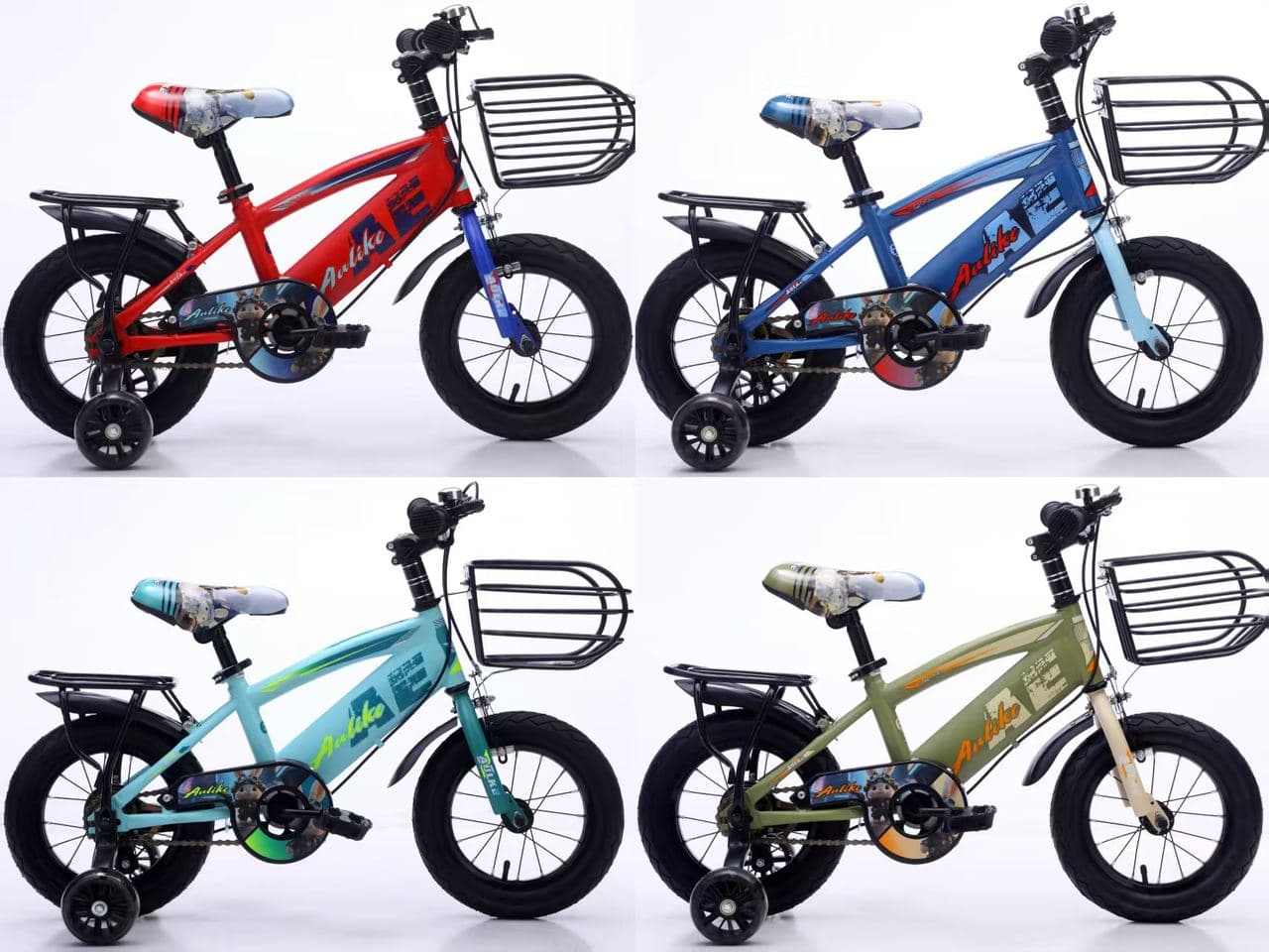 BD07 Kids Bike with Front Basket and Rear Rack