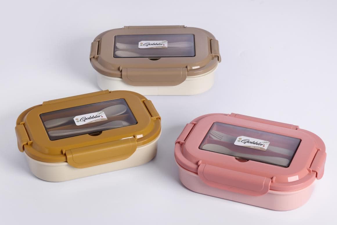 PP Plastic Lunch Box, 20.3 x 13 x 6.5 cm