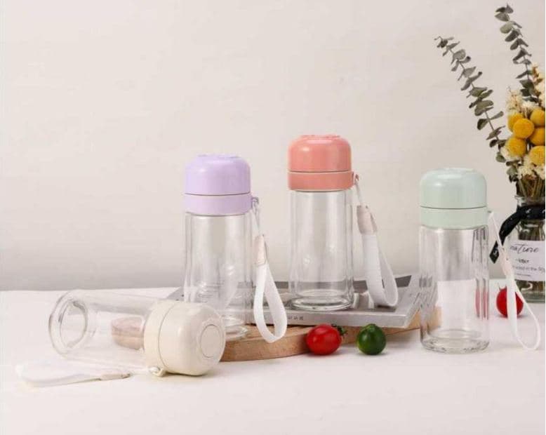 Diwangxin SY-162 One-Touch Glass Bottle with Wrist Strap