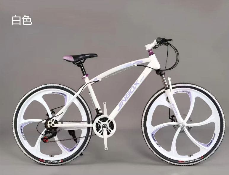 JINBOX 26 inch Mountain Bike with Six-Blade Mag Wheels