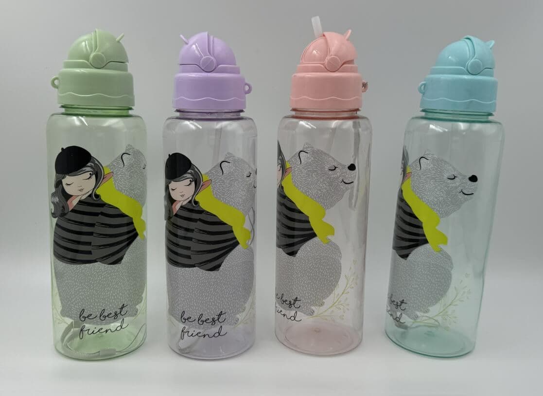 Plastic Water Bottle, 770 ml, PET, 25.5 x 7.5 cm, Ref. WB61003 4