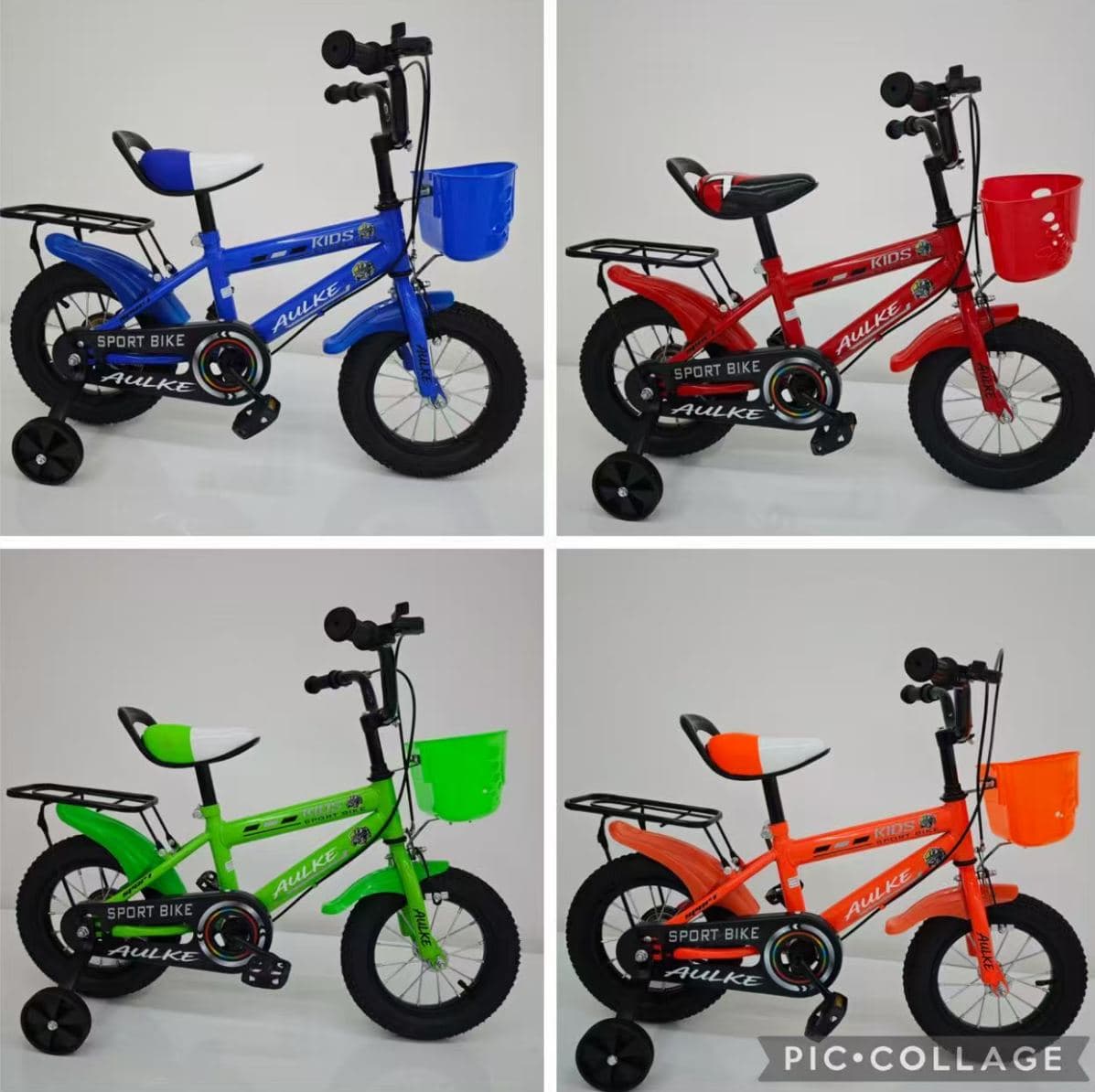 AULKE GD Sport Bike with Basket and Rear Rack