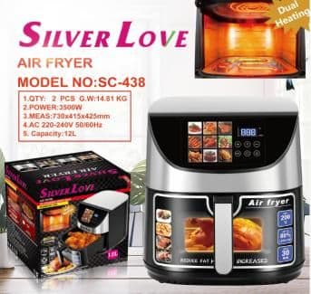Air Fryer SC-438, 12L，DualHeating, 3500W