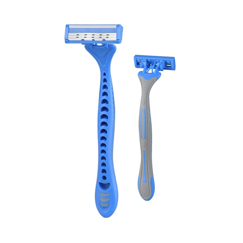 Men's Disposable Triple-Blade Stainless Steel Manual Razors, 4-Pack, Factory Direct 2