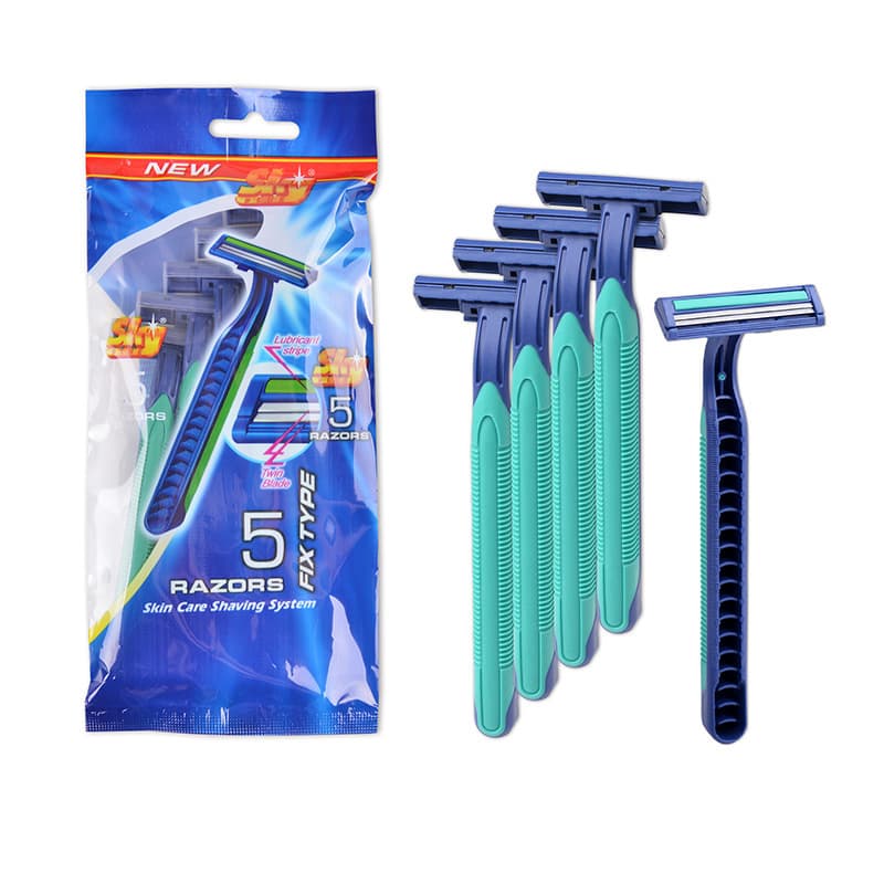 Disposable Twin-Blade Stainless Steel Razors, Wholesale 2