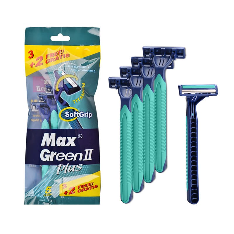 Disposable Twin-Blade Stainless Steel Razor 4