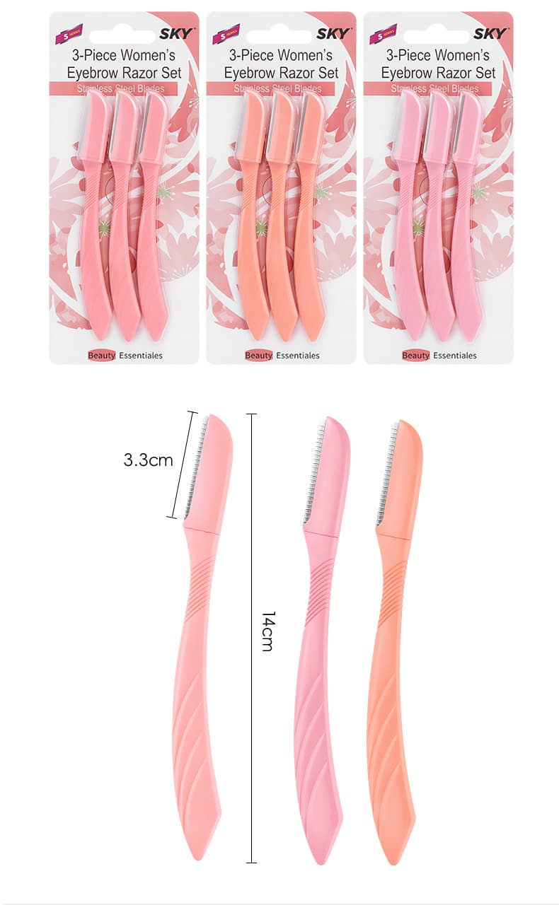 Eyebrow Razor, 3-Pack 3
