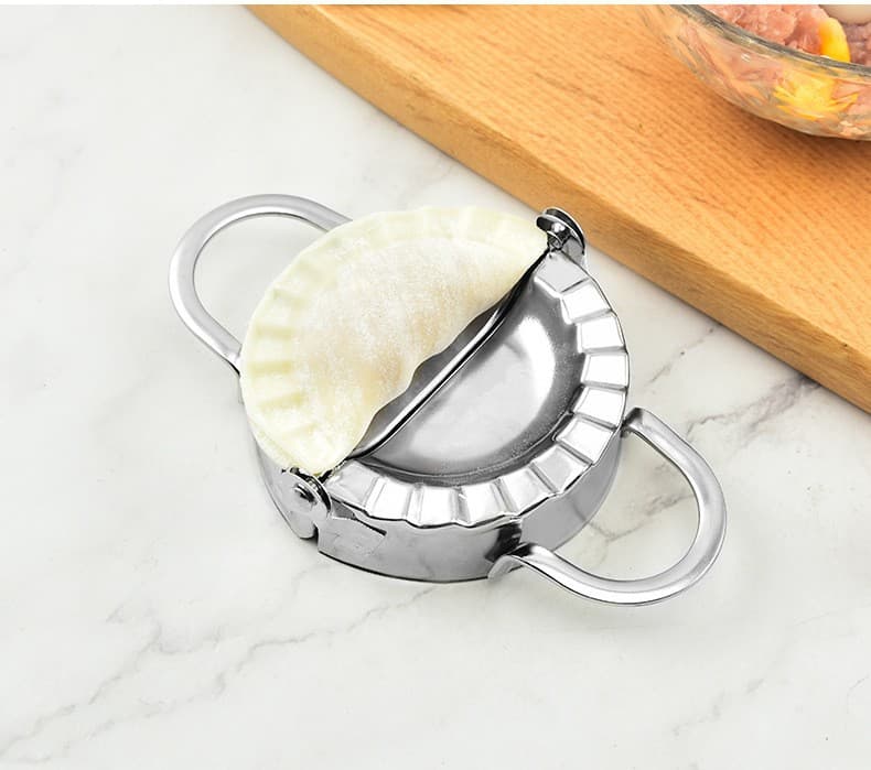 Stainless Steel Manual Dumpling Maker, Large & Small 6
